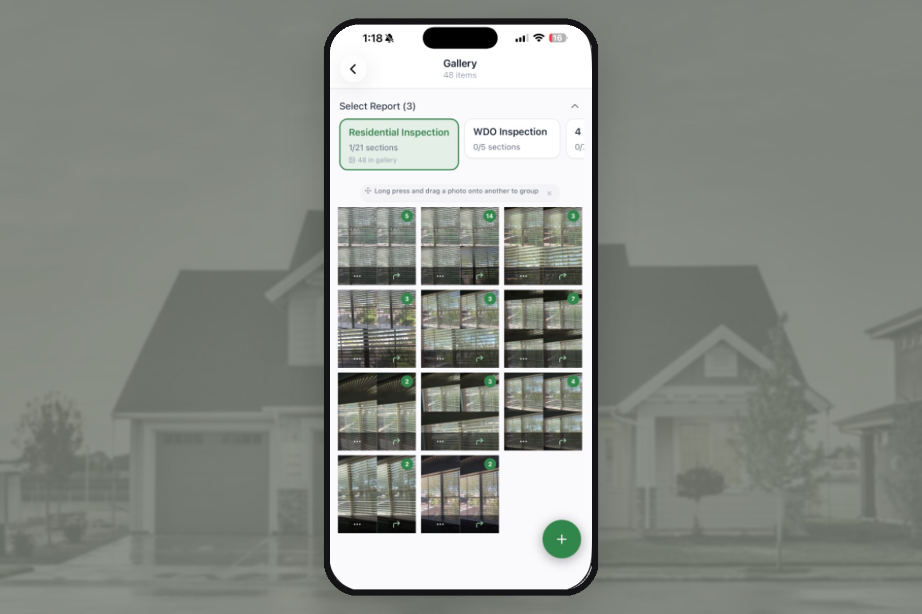Point, shoot, and route photos in a single tap
