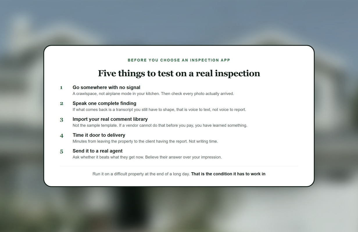 Best Home Inspection App 2026: Mobile & Offline Options